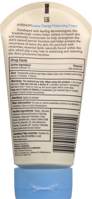 Aveeno Eczema Therapy Daily Moisturizing Cream 5oz