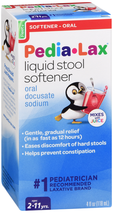 FLEET PEDIA-LAX STOOL SOFTENER 4OZ