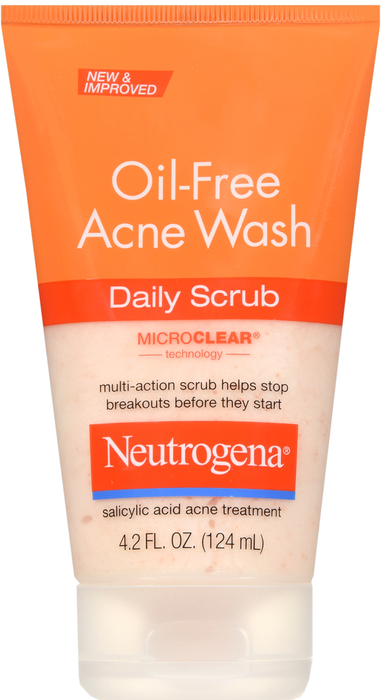 NEUTROGENA O/F ACNE DAILY SCRUB 4.2OZ