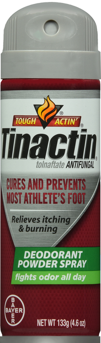 TINACTIN DEODORANT SPRAY POWDER VALUE SIZE 4.6OZ