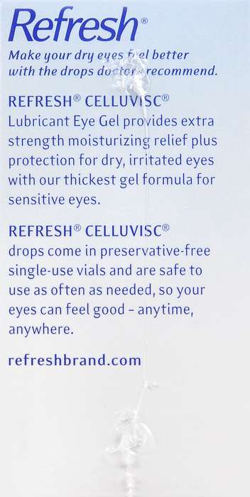 Refresh Celluvisc Lubricating Eye Gel 30ct