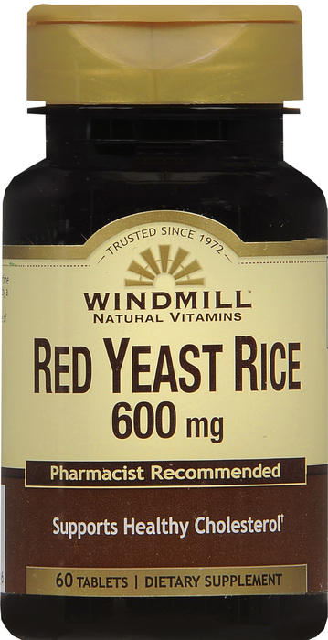 RED YEAST RICE 600MG TABLET 60CT WNDMILL