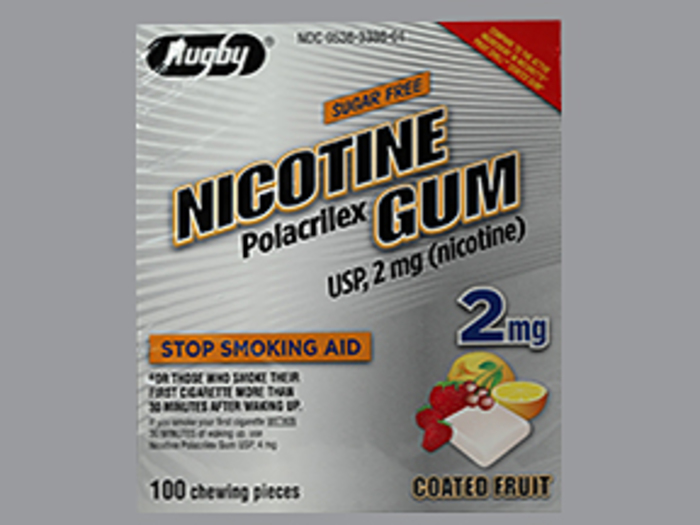 NICOTINE GUM 2 MG CAP 100