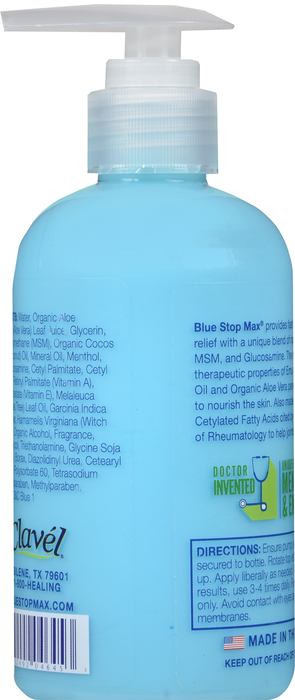 Blue Stop Max Massage Gel 8oz