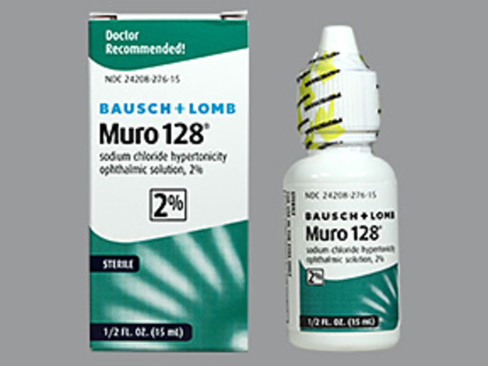 Bausch + Lomb Muro-128 2% Corneal Edema Drops 15ml