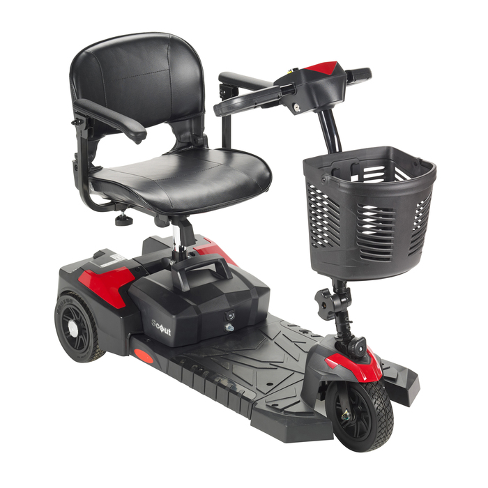 SCOUT 3-WHEEL SCOOTER RED/BLUE 12AH DS