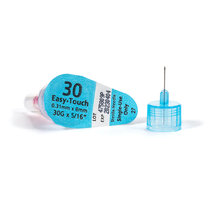 Easy Touch Pen Needles 30Gx8mm 100ct