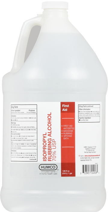 ALCOHOL ISOPROPYL 70% USP 1 GAL HUMCO