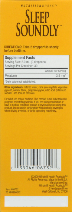 MELATONIN 3.5MG DROP 2OZ WNDMLL