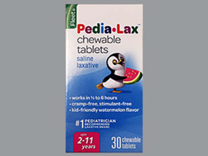 FLEET PEDIA-LAX CHEW TABLET WTRMELN 30CT