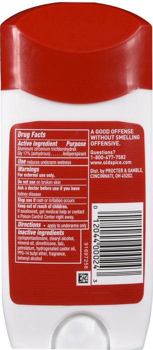 Old Spice High Endurance Solid Fresh Scent Deodorant 3oz