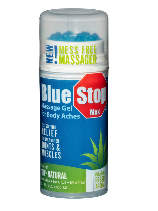 Blue Stop Massage Gel for Body Aches 3.4oz