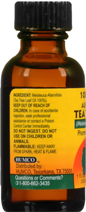 Humco 100% Pure Australian Tea Tree Oil 1oz