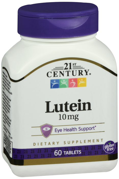 21st Century Lutein 10mg Tablets 60ct