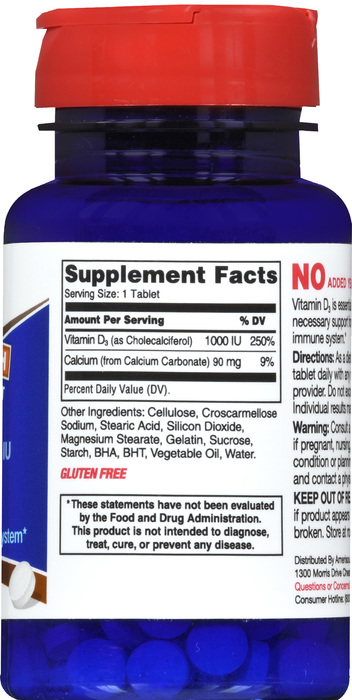 Good Neighbor Pharmacy Vitamin D 1000 IU Tablets 200ct