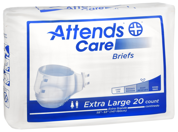 ATTENDS CARE BRIEF X-LARGE 3X20 CT