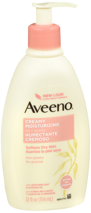 AVEENO ACTIVE NATURALS CREAMY MOISTURIZING OIL 12OZ