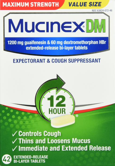 Mucinex DM Maximum Strength ER Tablets 42ct