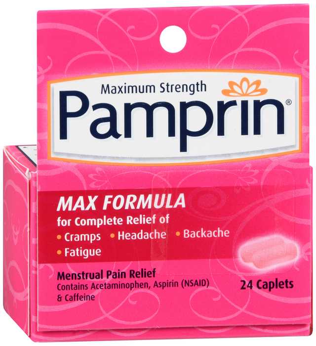 Pamprin Maximum Strength Caplets 24ct