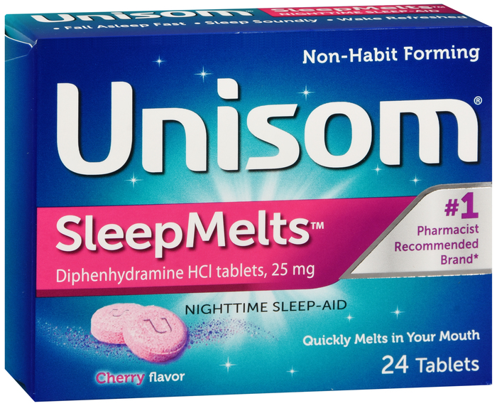 UNISOM TABLET MELT CHERRY 24CT