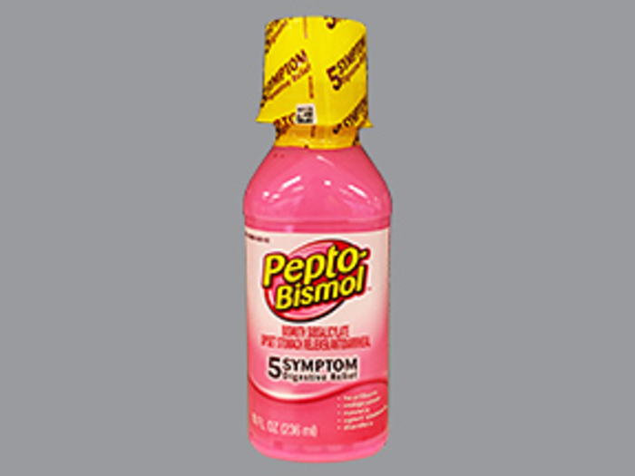 Pepto Bismol 5 Symptom Relief Original Liquid 8oz