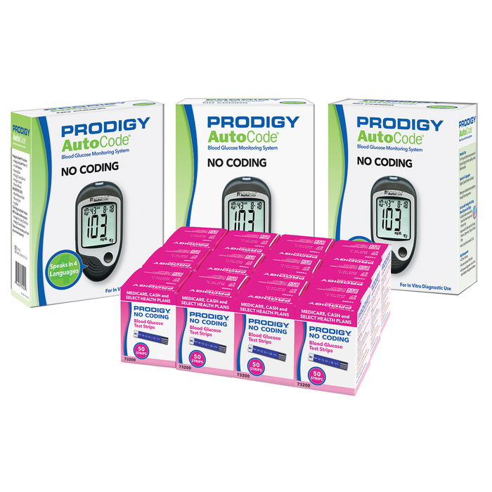 Prodigy No Code Meter/Strip Combo Prepack