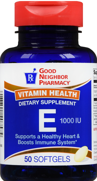 Good Neighbor Pharmacy Vitamin E 1000 IU Softgels 50ct