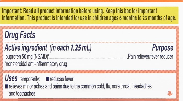 Motrin Infants' Liquid Medicine Drops w/Ibuprofen 1oz