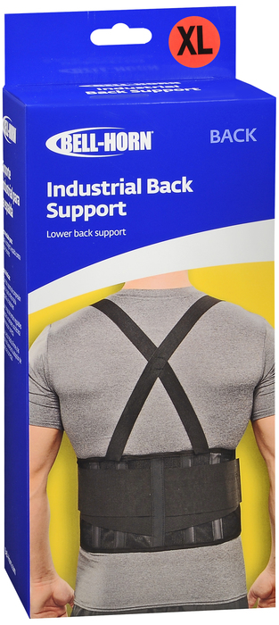 INDUSTRIAL BACK SUPPORT BLK XL BELLHORN