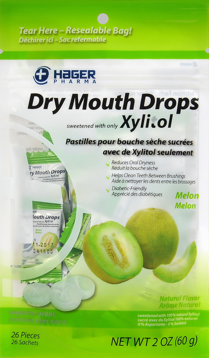 Hager Bag Dry Mouth Lozenge Melon 2oz