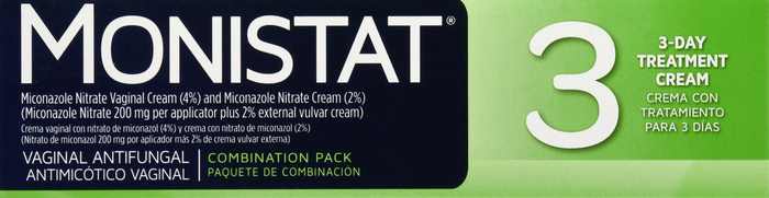 Monistat 3 Treatment Cream Combo Pack