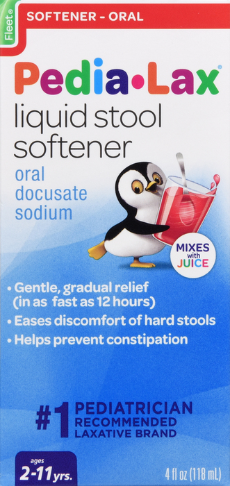 FLEET PEDIA-LAX STOOL SOFTENER 4OZ