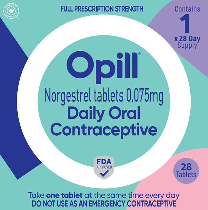 OPILL NORGESTREL 0.075 MG TAB 1X28 CT