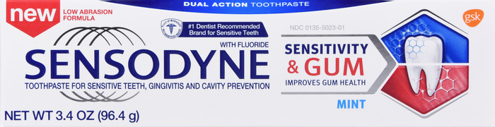 Sensodyne Sensitivity & Gum Mint Toothpaste 3.4oz