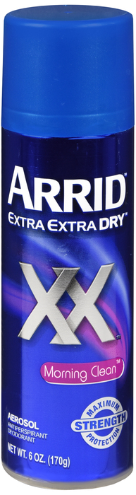 ARRID XX AEROSOL MORNING CLEAN ANTIPERSPIRANT DEODORANT 6OZ