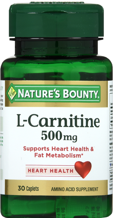 L-CARNITINE 500MG TAB 30CT NAT BOUNTY