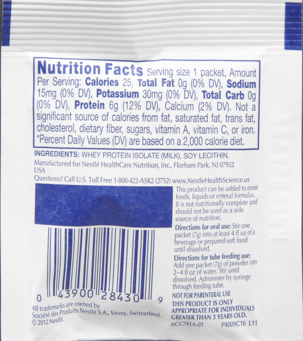 BENEPROTEIN POWDER PKT UNFLAVORED 75X7GM