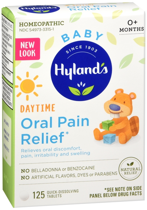 Hyland's Baby Oral Pain Relief 125ct