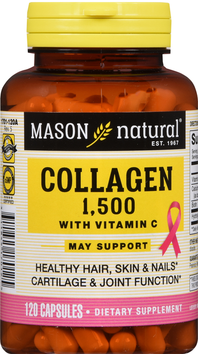 COLLAGEN 1500MG CAPSULES 120CT MASON