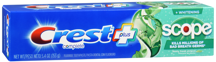 Crest + Scope Complete Whitening Toothpaste 5.4oz