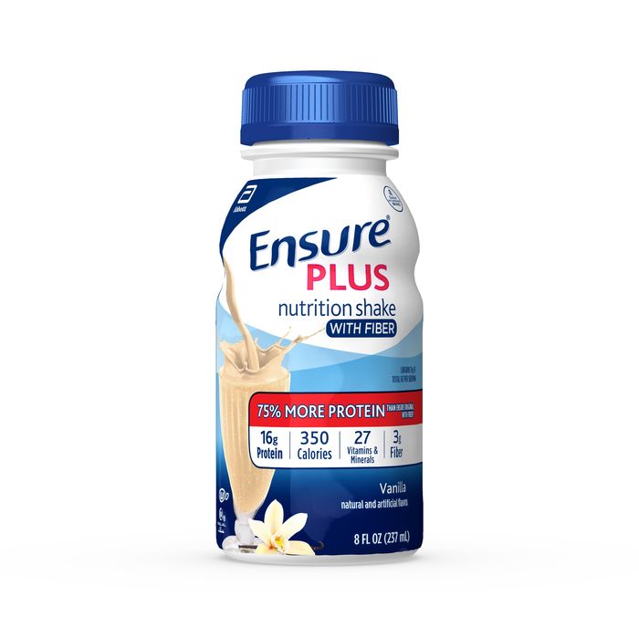 ENSURE PLUS W/FIBER VANILLA LIQ 24X8OZ