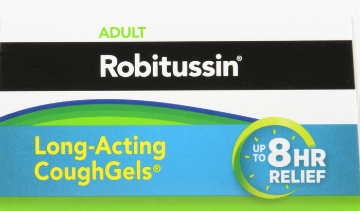 ROBITUSSIN LONG-ACTING COUGHGELS 20 CT