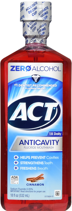 ACT Anti-Cavity Cinnamon Rinse 18oz