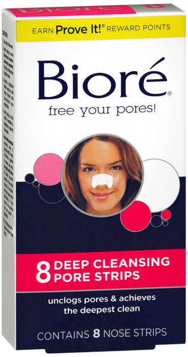 Biore Original Deep Cleansing Pore Strips 8ct