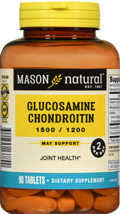 GLUCOS CHOND 1500/1200MG TAB 90CT MASON