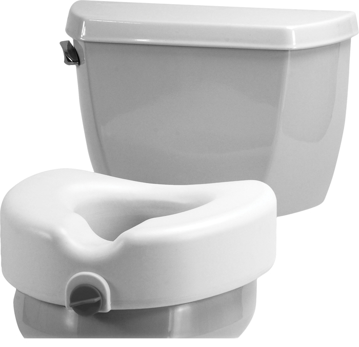 Raised Toilet Seat 5" Lock-Retail 8350-R