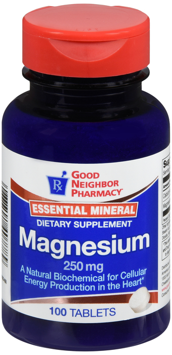 Good Neighbor Pharmacy Magnesium 250mg Tablets 100ct