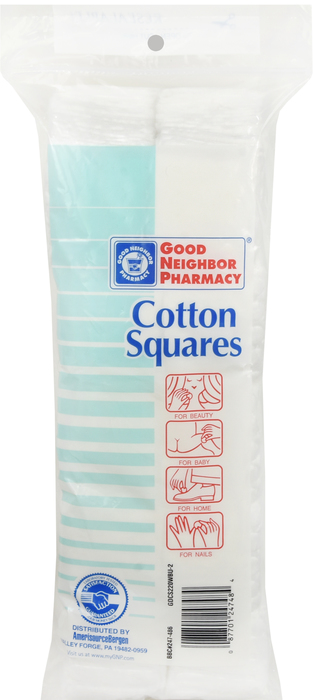 Good Neighbor Pharmacy Cotton Squares 220ct