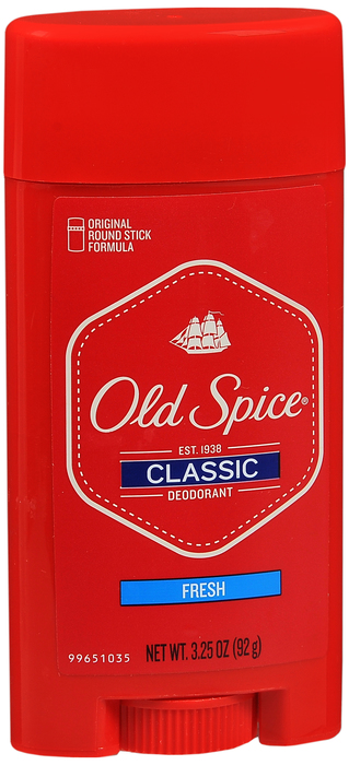 Old Spice Classic Fresh Stick Deodorant 3.25oz