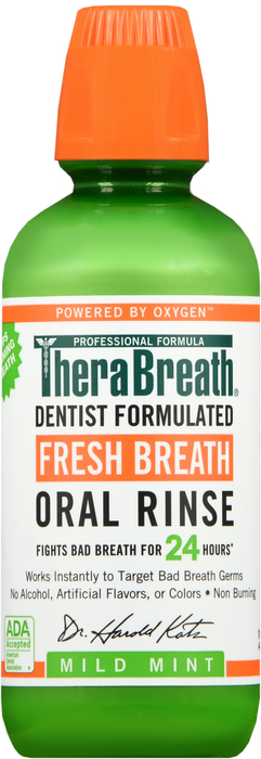 TheraBreath Fresh Breath Mild Flavor Oral Rinse 16oz